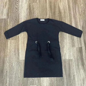 Womens Meryem Acar Black Dress - 38 (8 in USA)